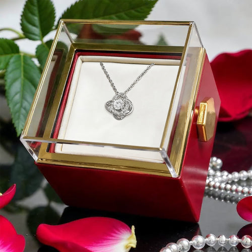Love Knot Necklace. gift box